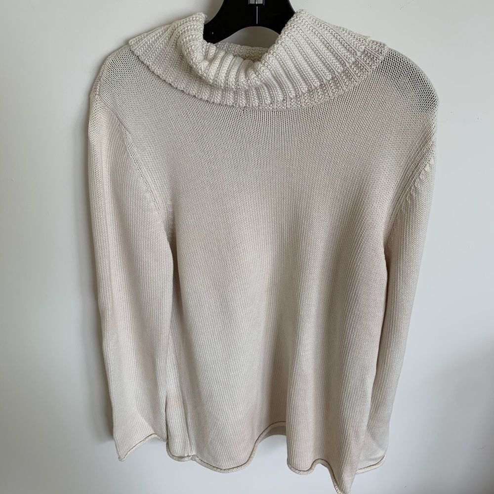 Women’s Appleseeds Cream turtleneck size M